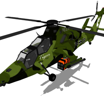 超精细直升机模型 Helicopter (14)